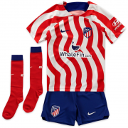 Kid's  Atletico Madrid Home Suit 22/23 (Customizable)
